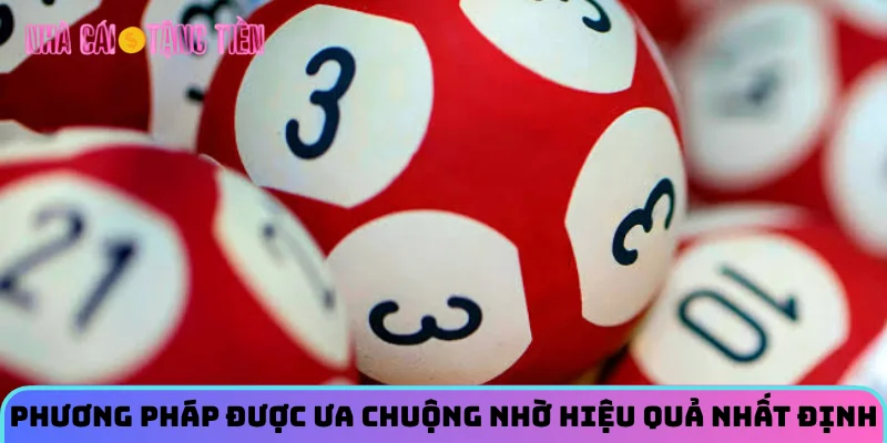 Phương pháp được ưa chuộng nhờ hiệu quả nhất định